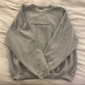 No Tears Left To Cry Rare Ariana Grande Crewneck RARE